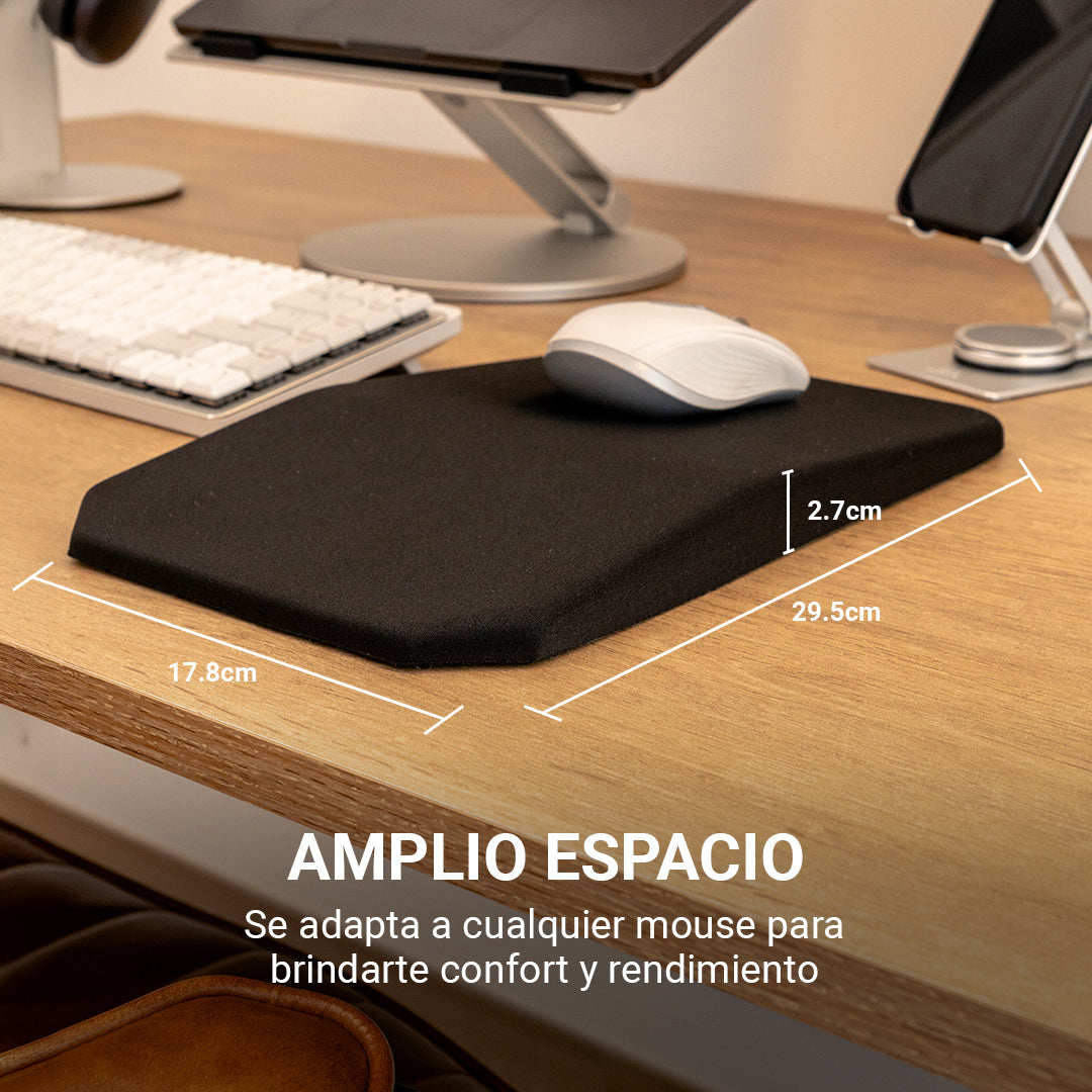 Mousepad Ergonómico con Reposamuñecas de Memory Foam