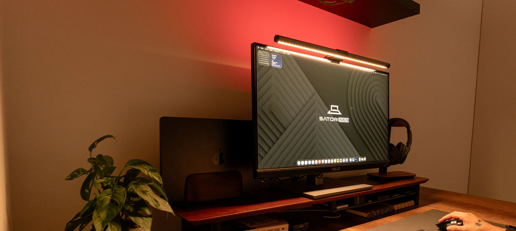 El setup que se ve de revista.