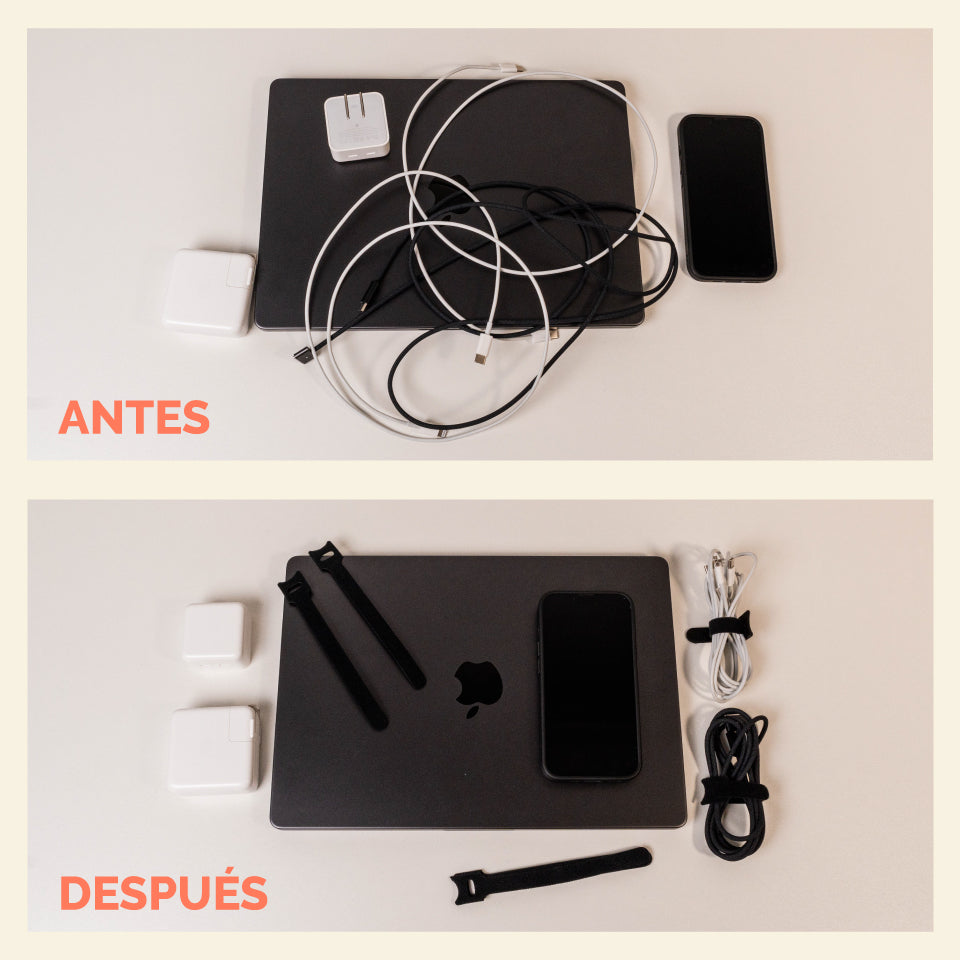 Kit de organización de cables de 126 piezas
