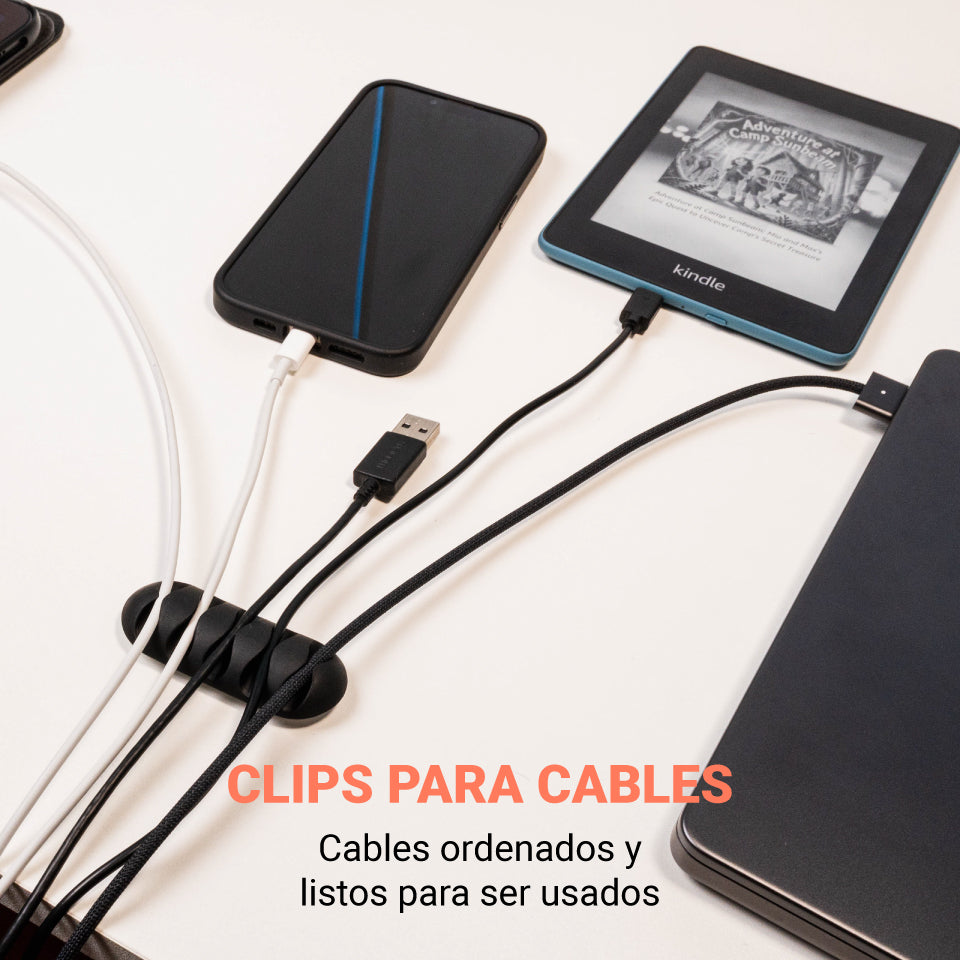 Kit de organización de cables de 126 piezas