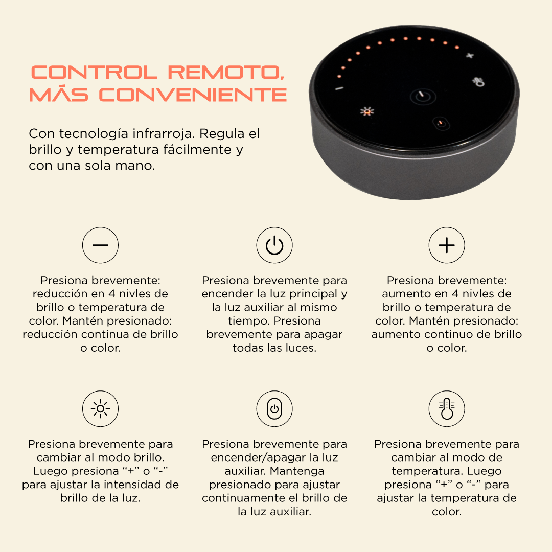 Barra de Luz LED para Monitor con Control de Luz y Color