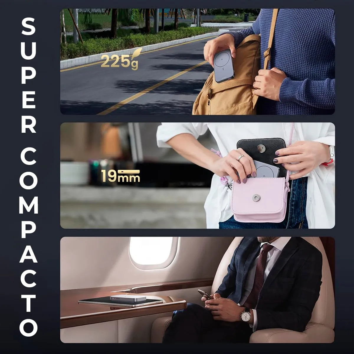 Power bank Magnético Ugreen 20W Magnético de 10000mAh