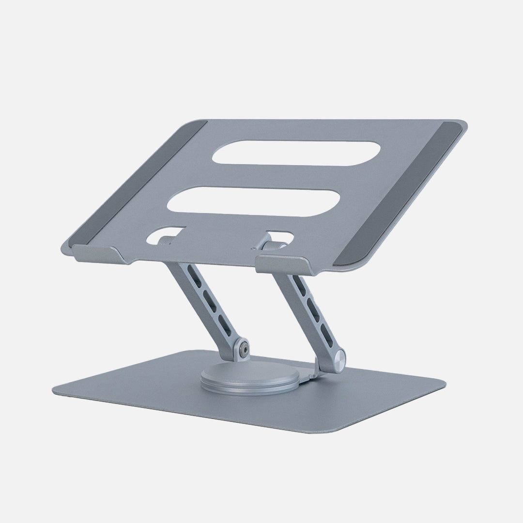 Soporte Giratorio de Laptop Plateado