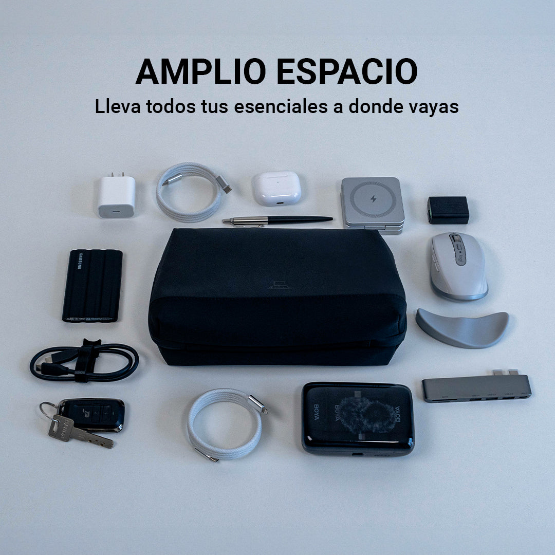 Estuche Organizador de Cables y Accesorios de Tecnología