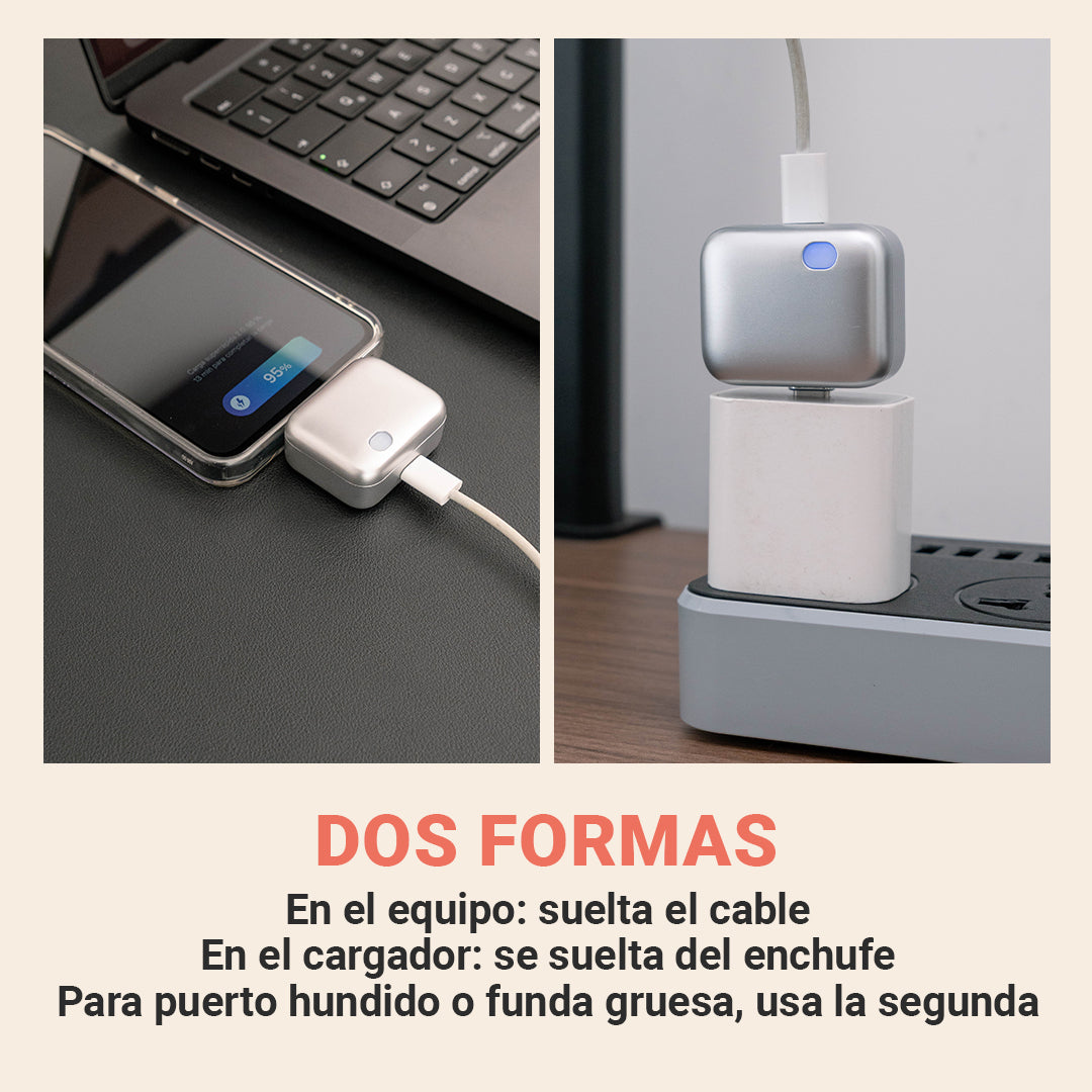 Adaptador USB-C de hasta 140W con Desconexión Automática