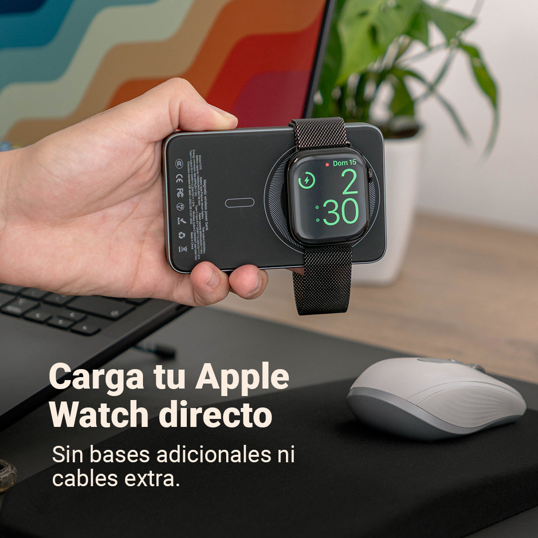 Power Bank Magnético 3-en-1 de 10000mAh