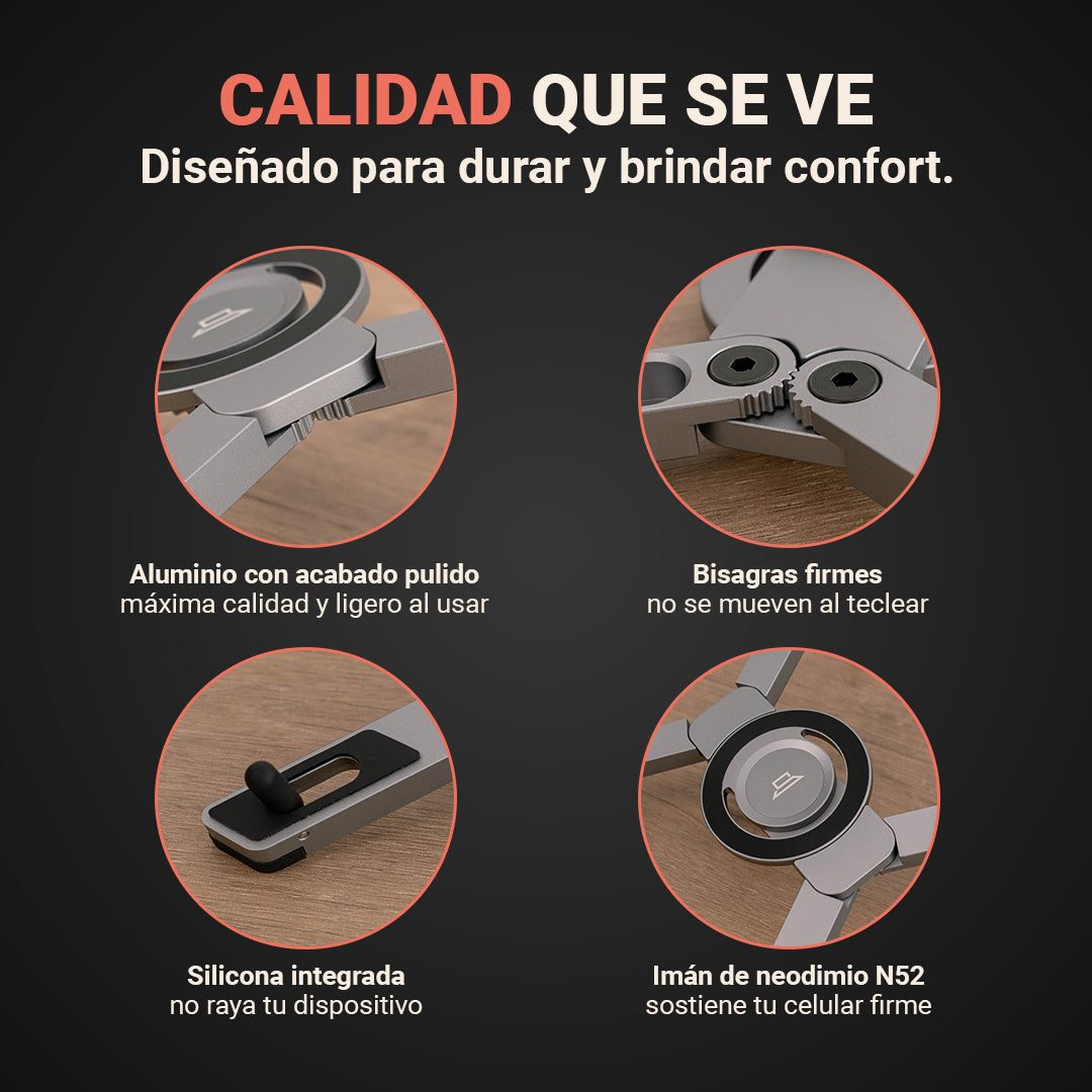 Soporte Portátil Premium 3 en 1 para Laptop