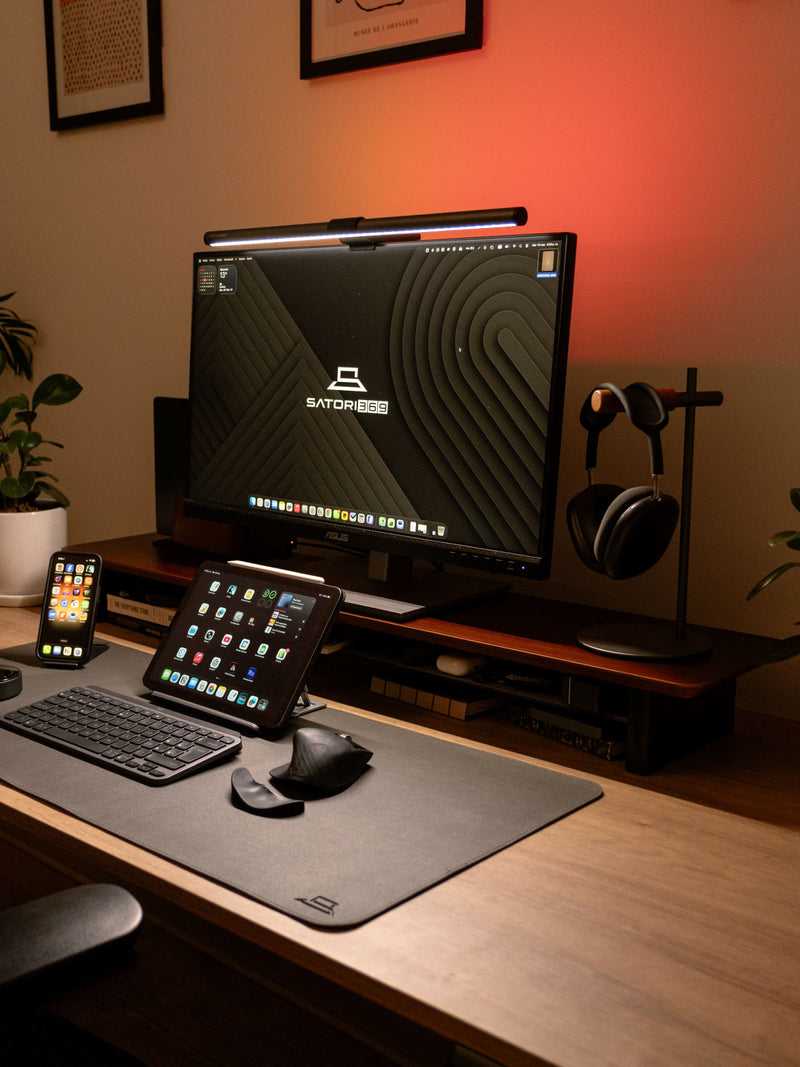 El setup que se ve de revista.
