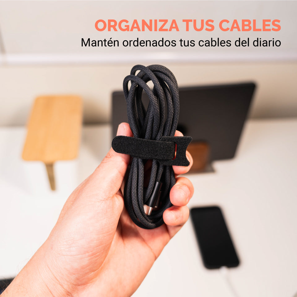 Kit de organización de cables de 126 piezas