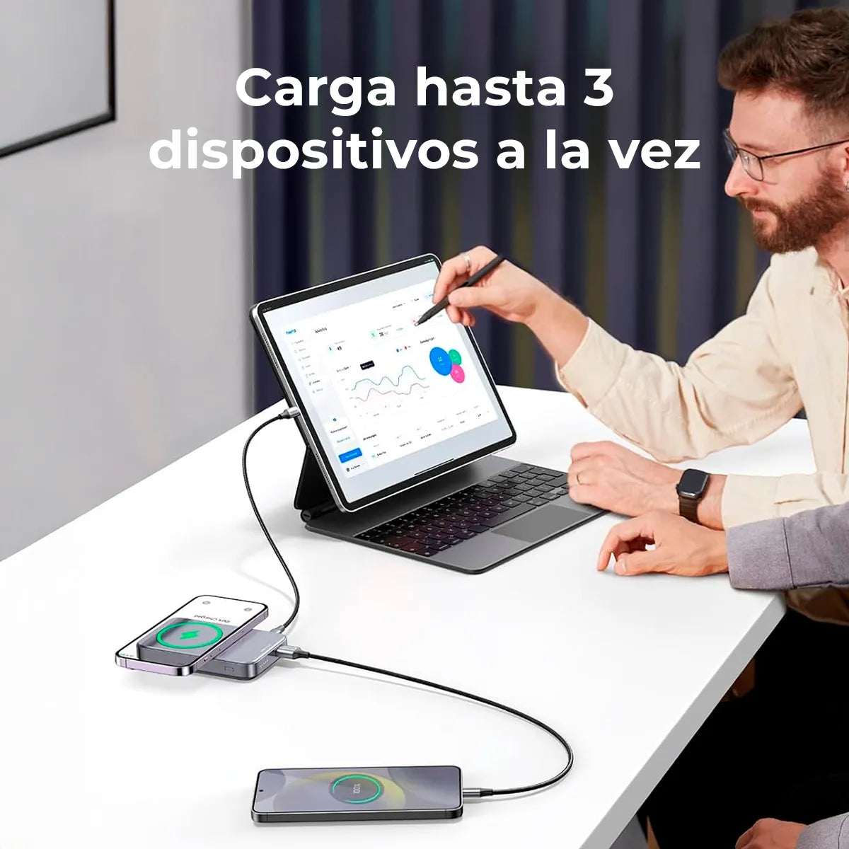 Power bank Magnético Ugreen 20W Magnético de 10000mAh