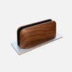 Soporte de Laptop Vertical Ajustable de Madera